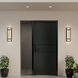 None LED 20 inch Powder Coated Black Outdoor Wall Sconce